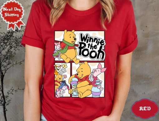 Winnie The Pooh Tshirt, Baby Winnie The Pooh Shirt,Kids Cartoon Shirts