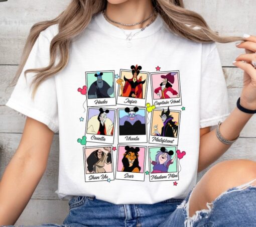 Retro 90s Disney Villains Bad Girls Bad Guys Shirt