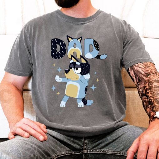 Bluey Dad Shirt, Bluey Family Shirt, Bluey Father's Day Shirt