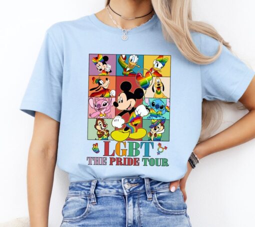 Disney Mcieky and Friends The Pride Tour Shirt, Gay Right LGBTQ Shirt