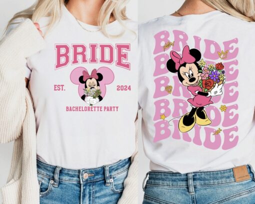 Disney Minnie Bachelorette Party Shirt, Disney Bridal Party Tee