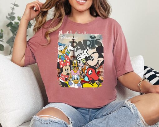 Disneyland Paris Shirt, Mickey Friends Eiffel Tower Shirt