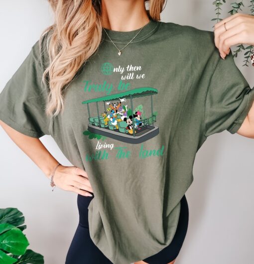 Disney Mickey and Friends Epcot Center Living With The Land Shirt