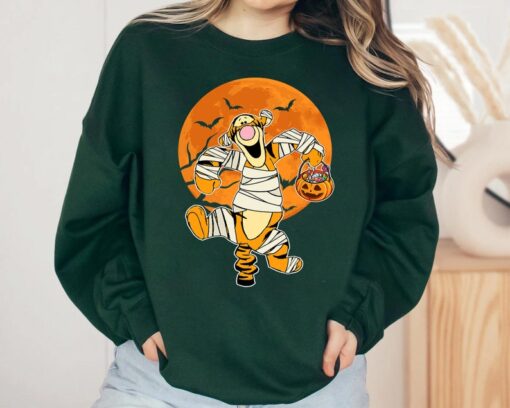 Disney Tigger Mummy Pumpkin Halloween Shirts