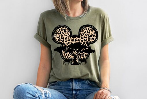 Leopard Mickey Shirt, Animal Kingdom Shirt, Safari Mickey Mouse Shirt