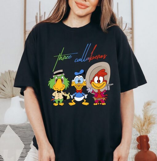 Retro Disney The Three Caballeros Chibi Donald Duck Jose Carioca Panch