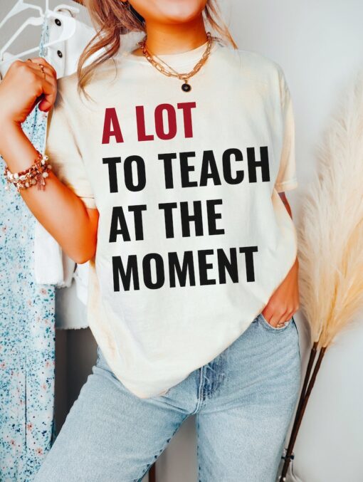 Trendy Teacher Shirt Swift Concert New Teach Back to School Funny Cute