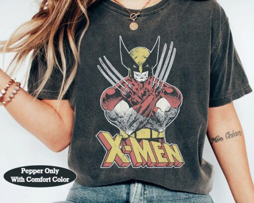 Marvel X-Men Wolverine Classic Comic Vintage Graphic Shirt