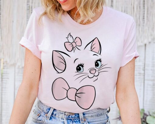 Disney The Aristocats Marie Large Face T-Shirt, The Aristocats Shirt