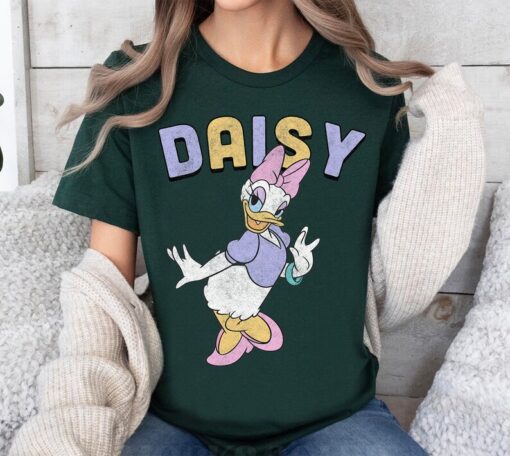 Disney Mickey And Friends Daisy Duck Simple Portrait T-Shirt