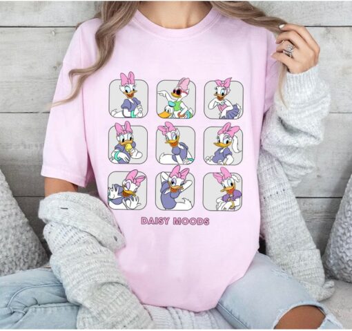 Disney Daisy Duck Moods Cute Duck Funny Shirt