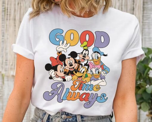 Disney Mickey And Friends Good Times Always Vintage T-shirt