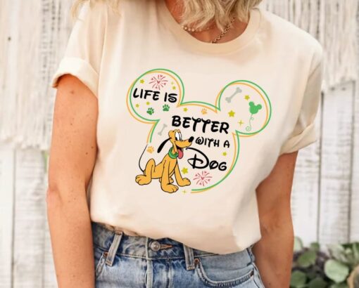 Life is Better With Dogs Disney Shirt, Disney Dogs Shirt