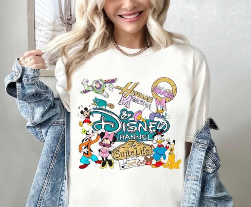 Disney Channel Cartoon Characters Group Shirt