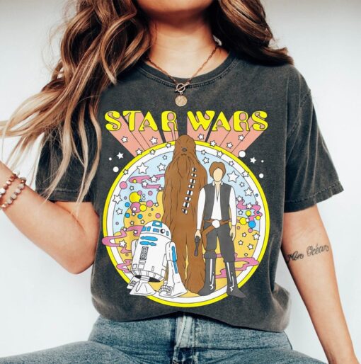 Vintage Disney Star Wars Shirt, Retro Psych Rebels T-shirt