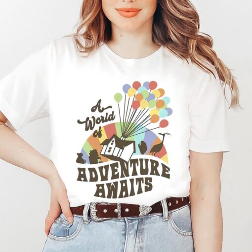 Disney Up A World Of Adventure Awaits Shirt, Magic Kingdom T-shirt