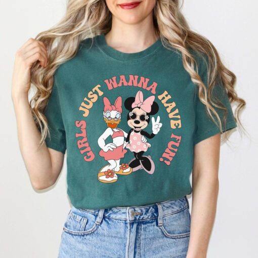 Disney Minnie Daisy Summer Shirt, Girls Just Wanna Have Sun T-shirt