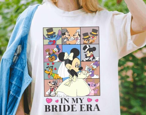 Vintage In My Bride Era Minnie Bride Shirt