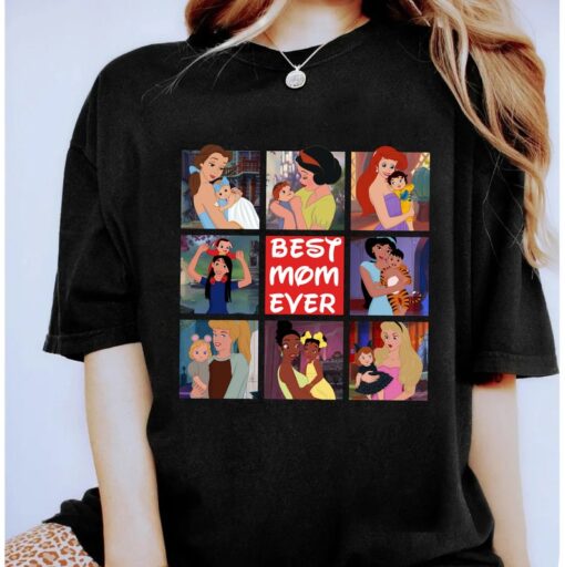 Disney Princess Mom Shirt, Disney Best Mom Ever Shirt, Gifts For Mom