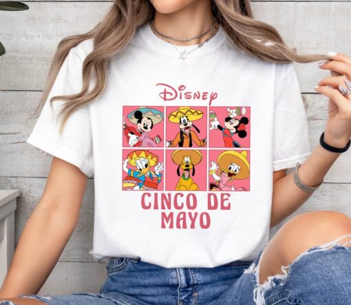 Disney Mickey and Friends Cinco De Mayo Shirt, Mexican Fiesta Shirt