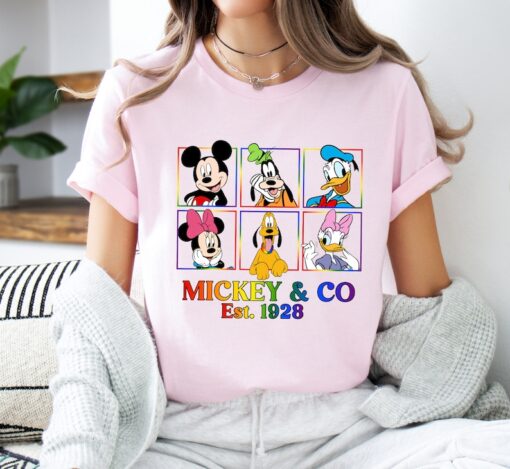 Disney Mickey And Friends LGBT Pride T-shirt, Rainbow Disney Shirt