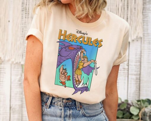 Vintage Disney Hercules Shirt, Hercules And Phil Disney Sweatshirt