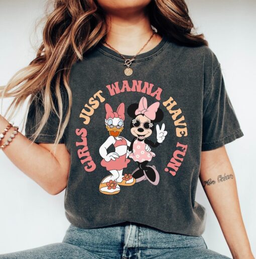 Disney Minnie Daisy Summer Shirt, Girls Just Wanna Have Sun T-shirt