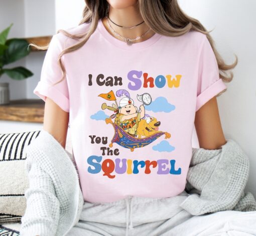 Cute Disney Up Movie Dug The Dog I Can Show You The Squirrel Shirt