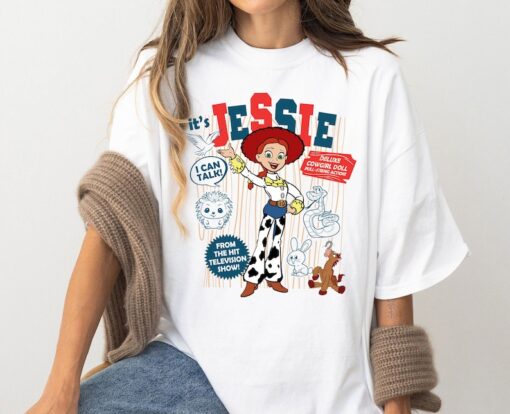 Disney Pixar Toy Story Jessie Cowgirls Portrait Retro Shirt