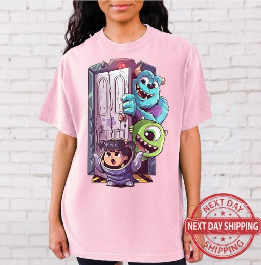 Retro Disney Monsters Inc Characters Group Shirt