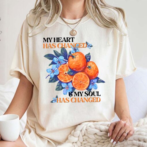 Orange Juice Comfort Colors Shirt, Mental Health Shirt, Sobriety Shirt