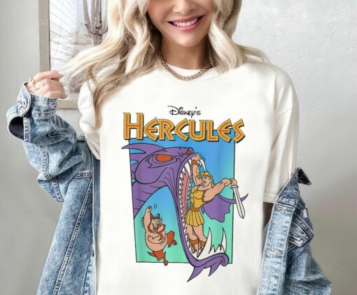 Vintage Disney Hercules Shirt, Hercules And Phil Disney Sweatshirt