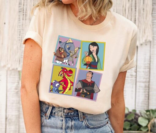 Vintage Disney Mulan Characters Shirt