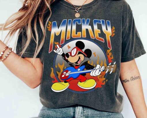 Vintage Mickey Mouse Metal Rock T-shirt