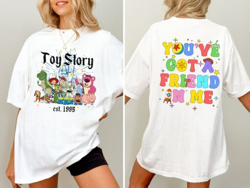 Retro Disney Pixar Toy Story You're Got A Friends In Me Shirt