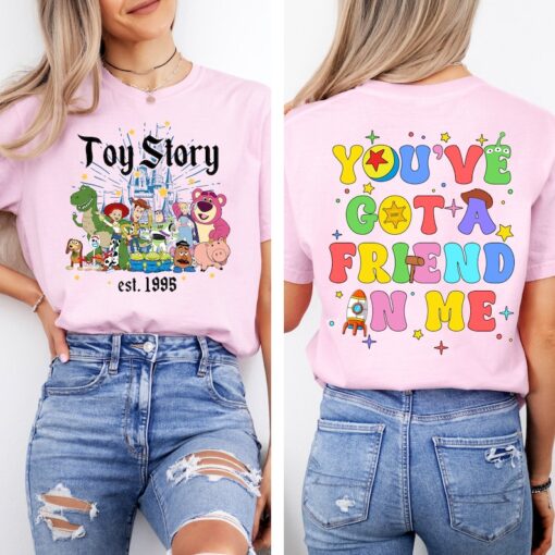 Retro Disney Pixar Toy Story You're Got A Friends In Me Shirt