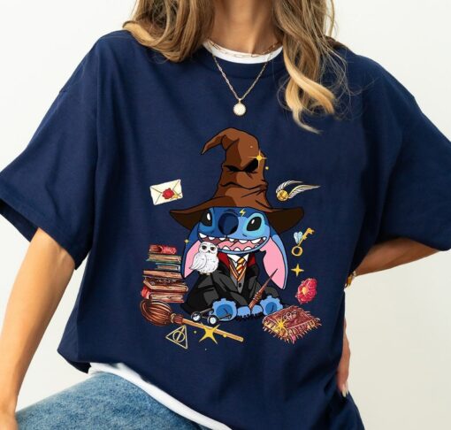 Disney Stitch Witch Shirt, Stitch Wizard Shirt