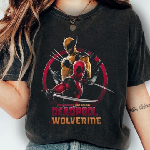 Deadpool and Wolverine Tshirt, Deadpool 3 Movie Shirt