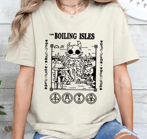 Vintage The Boiling Isles The Owl House Shirt, The Owl House Tshirt