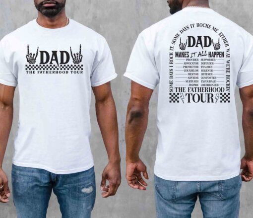 Dad Tour Fatherhood Shirt, Gift For Dad, Fatherhood Shirt