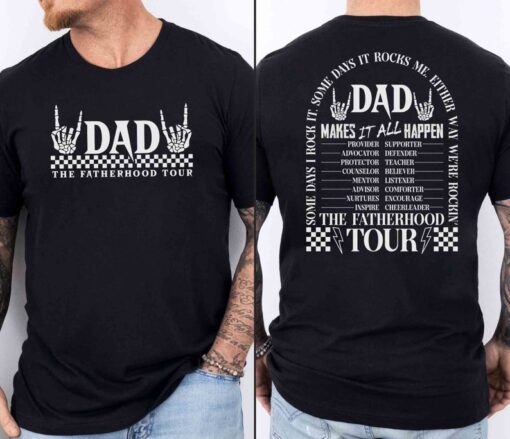 Dad Tour Fatherhood Shirt, Gift For Dad, Fatherhood Shirt