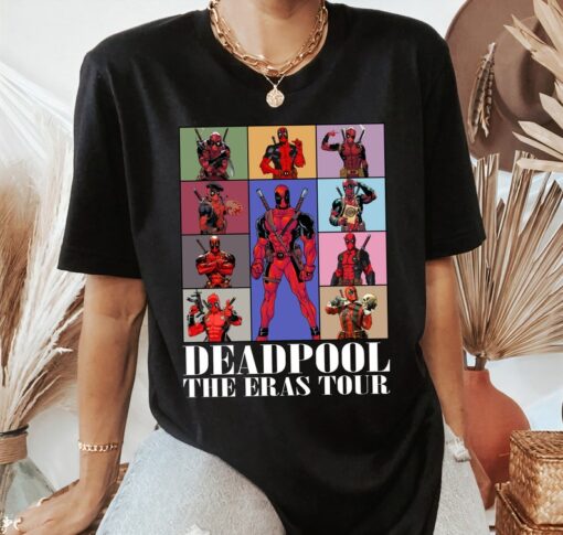 Marvel Deadpool Eras Tour Shirt, Deadpool 3 Logo Come Together Shirt