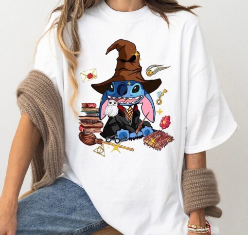 Disney Stitch Witch Shirt, Stitch Wizard Shirt