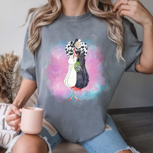 Comfort Colors® Cruella Shirt, Disney Villains The Evil Tour Shirt