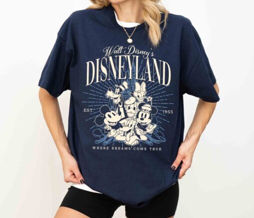 Retro Walt Disney's Disneyland Shirt, Mickey and Friends Shirt