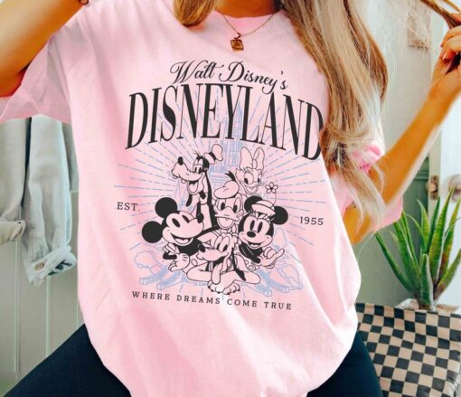 Retro Walt Disney's Disneyland Shirt, Mickey and Friends Shirt