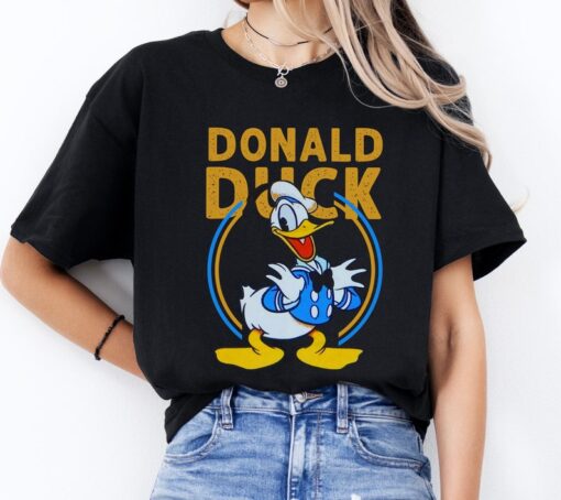 Donald Duck Cute Face Disney Duck Happy Vintage Shirt