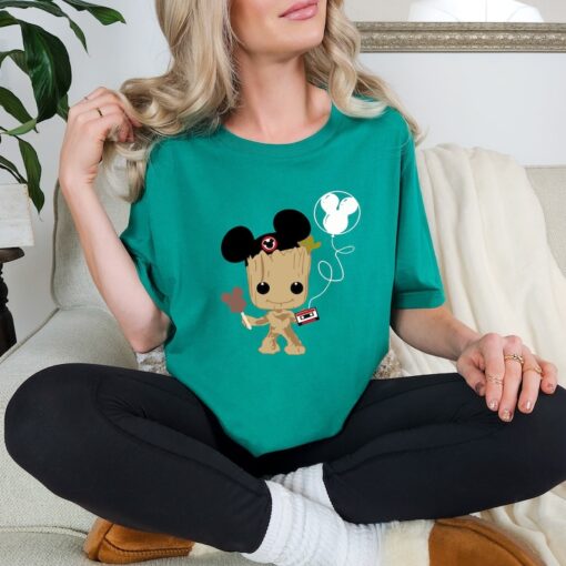 Groot Disney Shirt, Halloween Groot T-shirt, Mickey Ears Sweatshirt