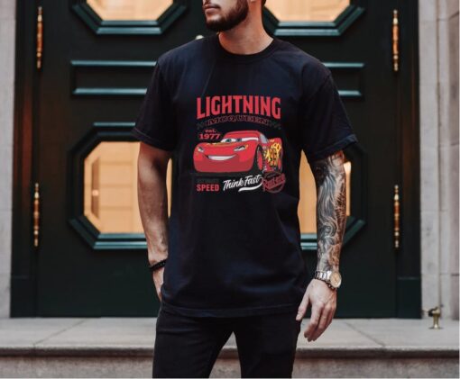 Comfort Colors®Retro Lightning Mcqueen Shirt, Rusteze cars Shirt