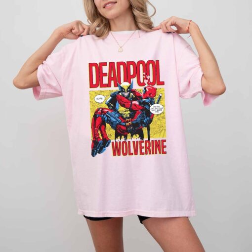 Marvel X-Men Deadpool and Wolverine Movie 2024 Shirt,Deadpool Shirt